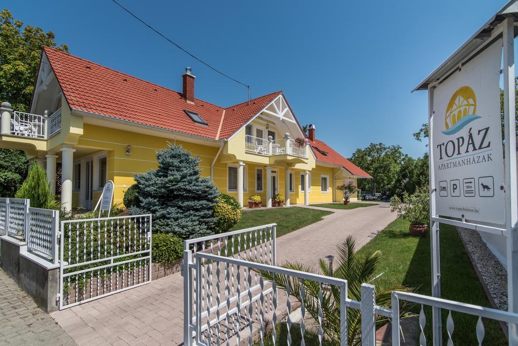 Topáz Apartmanházak Balatongyörök Exterior foto